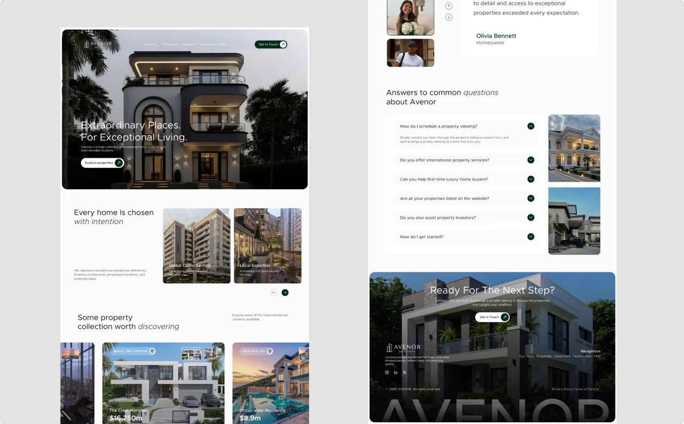 Avenor After Redesign